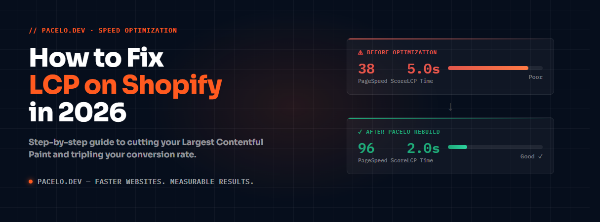 how to fix LCP on Shopify